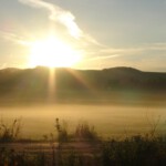 Blick aus dem Wohnzimmer